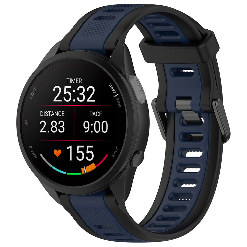 Curea Techsuit W053 para Huawei Watch / Garmin Watch Series, 18mm, Azul Escuro