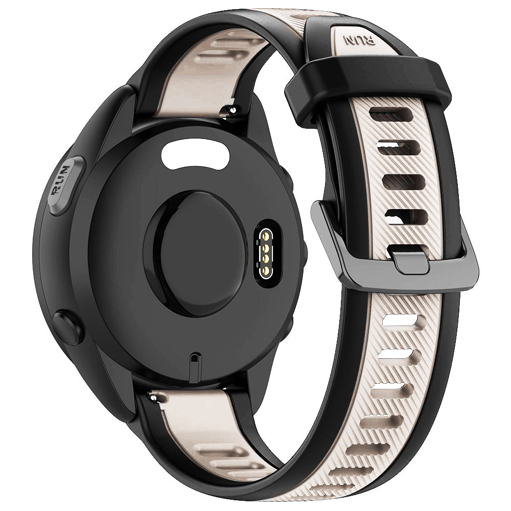 Curea Techsuit W053 para Huawei Watch / Garmin Watch Series, 18mm, Bege