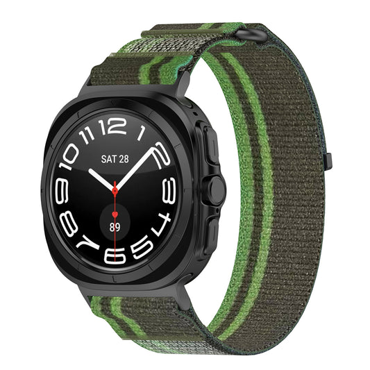 Curea Techsuit W054 para Samsung Galaxy Watch Ultra, Verde Escuro Cinza