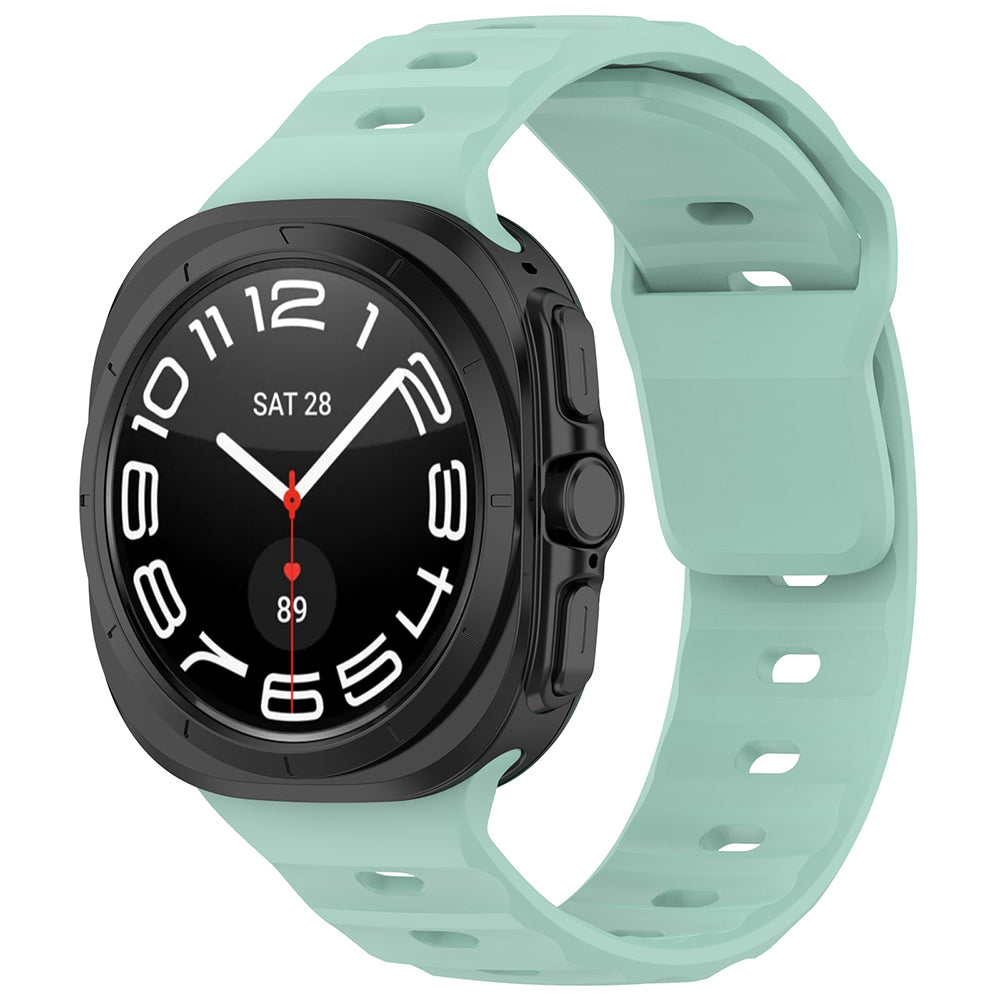 Correia Techsuit W055 para Samsung Galaxy Watch Ultra, Verde Claro