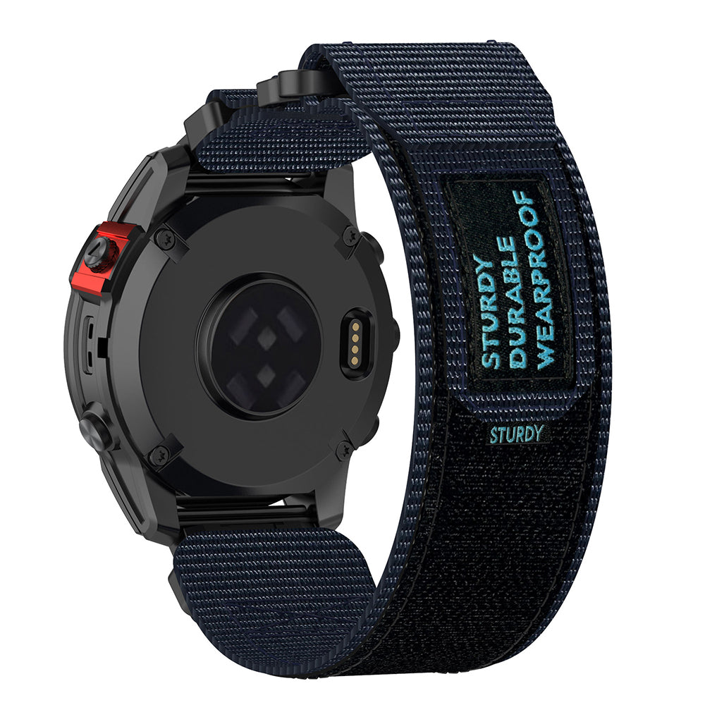 Curea Techsuit W057 para Garmin Instinct / Approach / Fenix Watch Series, 20mm, Azul-marinho