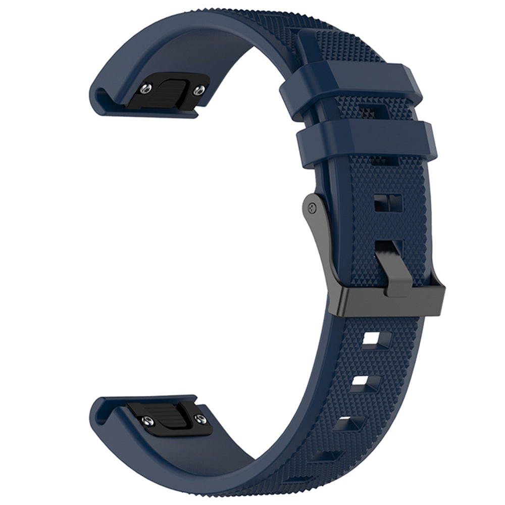 Cinta Techsuit W058 para Garmin Instinct / Approach / Fenix Watch Series, 20mm, Azul-marinho