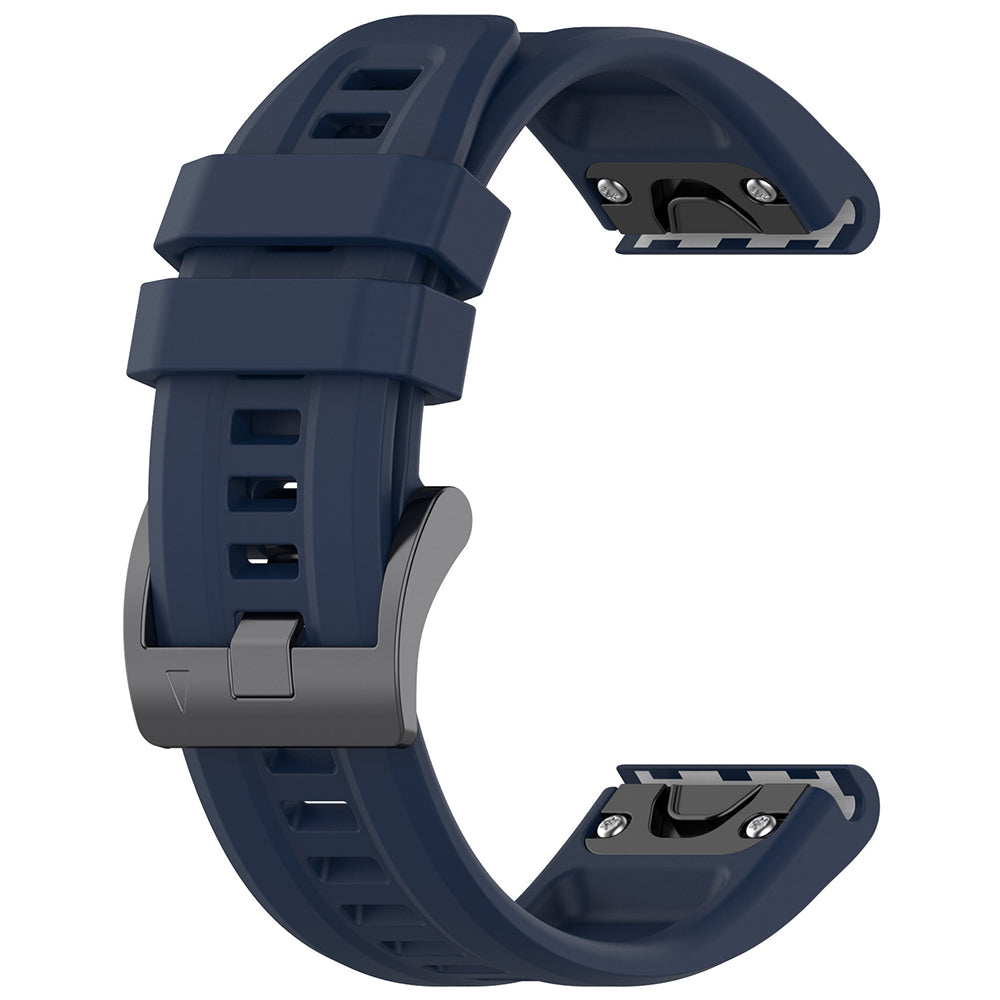 Cinta Techsuit W060 para Garmin Instinct / Approach / Fenix Watch Series, 20mm, Azul-marinho