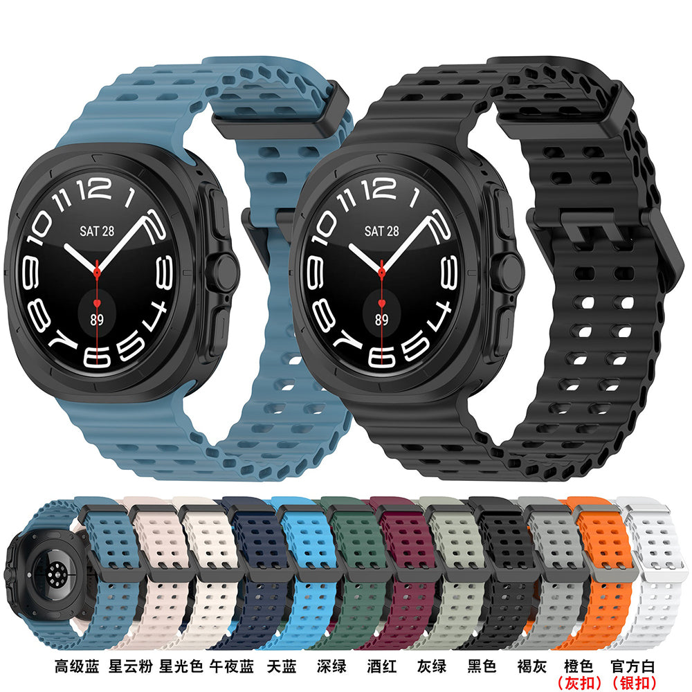 Curea Techsuit W062 para Samsung Galaxy Watch Ultra, Cinzento