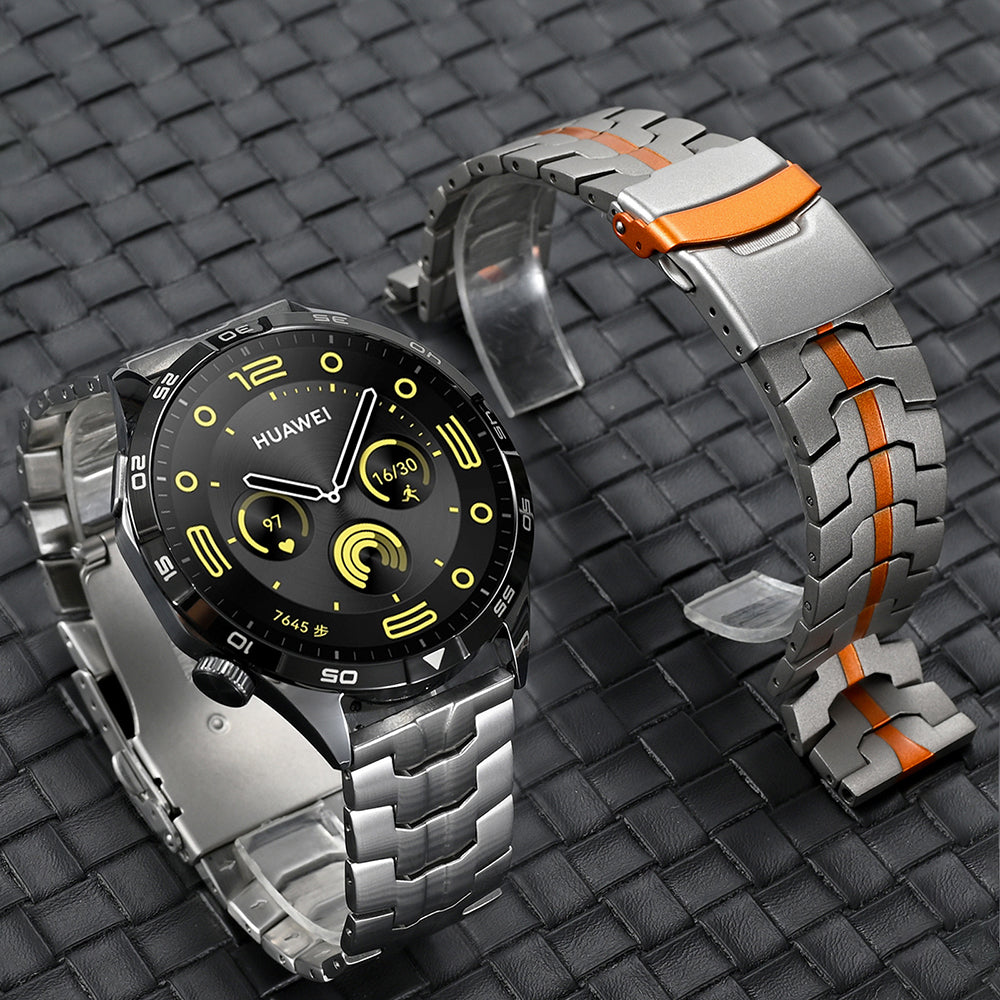 Curea Techsuit W063 para Huawei Watch / Xiaomi Watch Series, Prateada