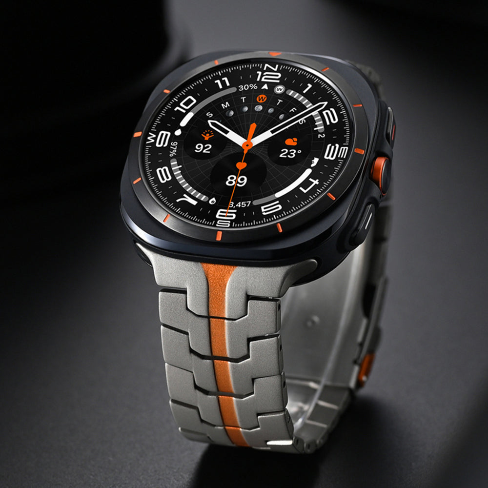 Pulseira Techsuit W063 para Samsung Galaxy Watch Ultra, Laranja