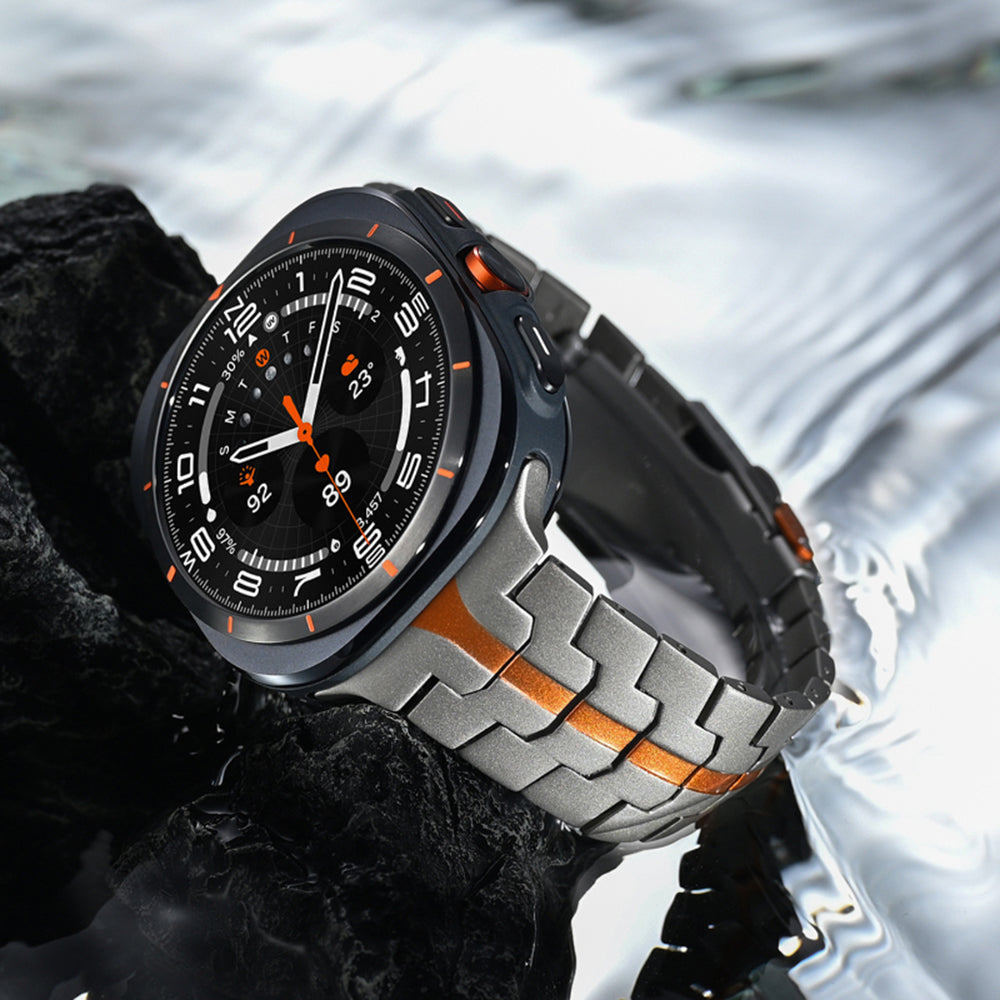 Pulseira Techsuit W063 para Samsung Galaxy Watch Ultra, Laranja