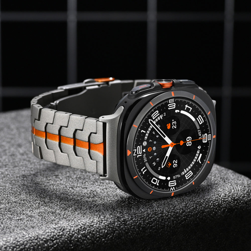 Pulseira Techsuit W063 para Samsung Galaxy Watch Ultra, Laranja