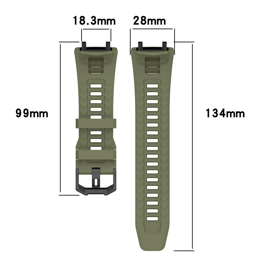Correia Techsuit W067 para Amazfit T-Rex 3, Verde