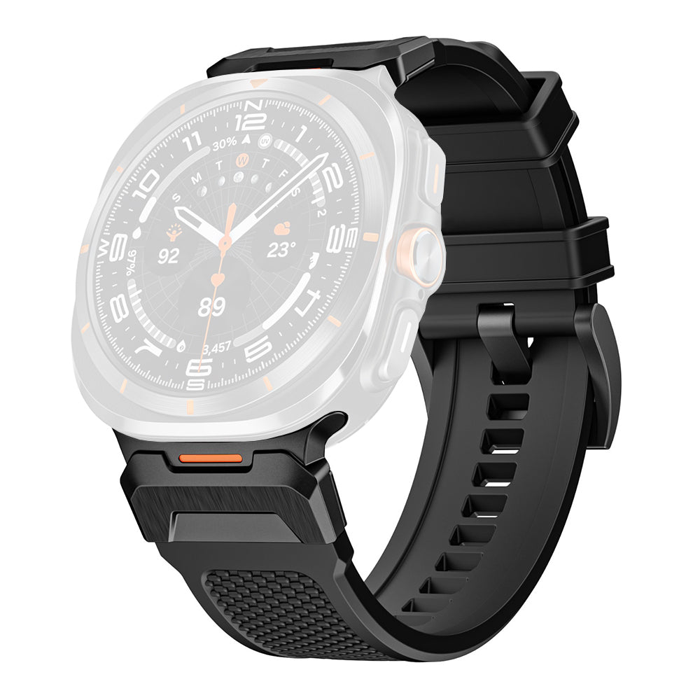 Correia Techsuit W068 para Samsung Galaxy Watch Ultra Series, Preta