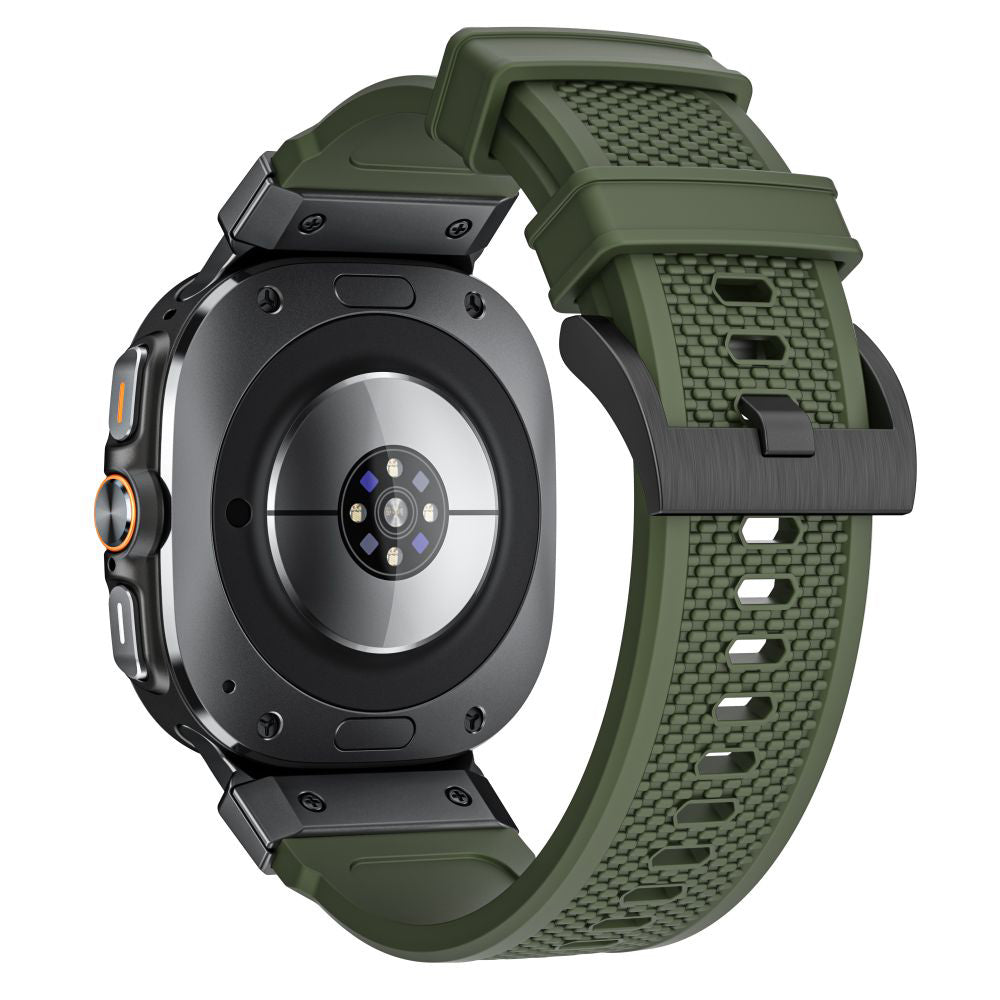 Pulseira Techsuit W068 para Samsung Galaxy Watch Ultra, Verde Preta