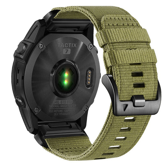 Cinta Techsuit W070 para Garmin Instinct / Approach / Fenix Watch Series, 20mm, Verde