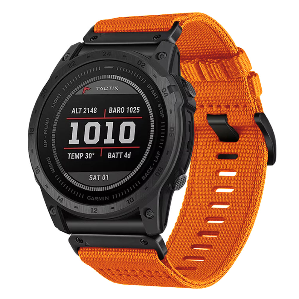 Cinta Techsuit W070 para Garmin Watch Fenix Series, 26mm, Laranja