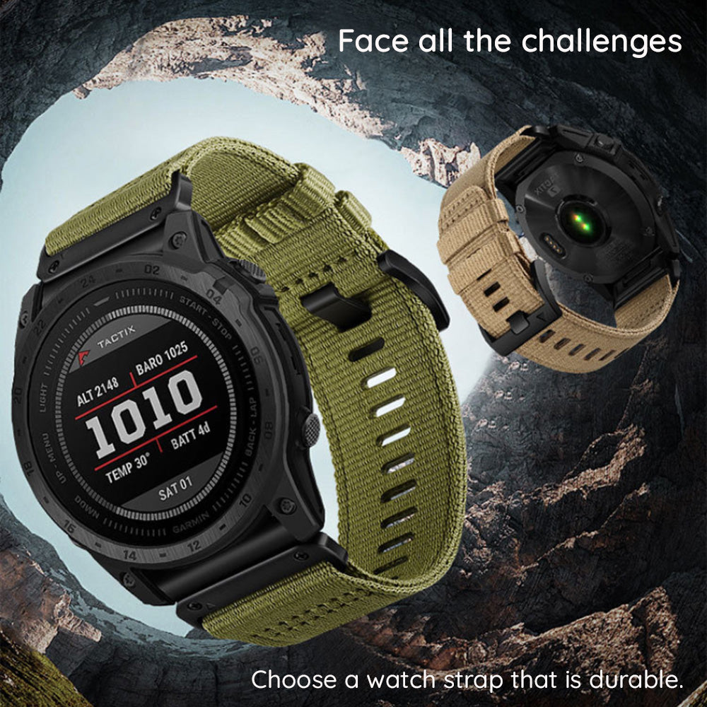 Cinta Techsuit W070 para Garmin Watch Fenix Series, 26mm, Laranja