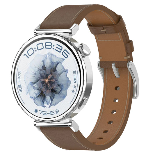 Pulseira Techsuit W073 para Huawei Watch / Garmin Watch Series, 18mm, Castanho