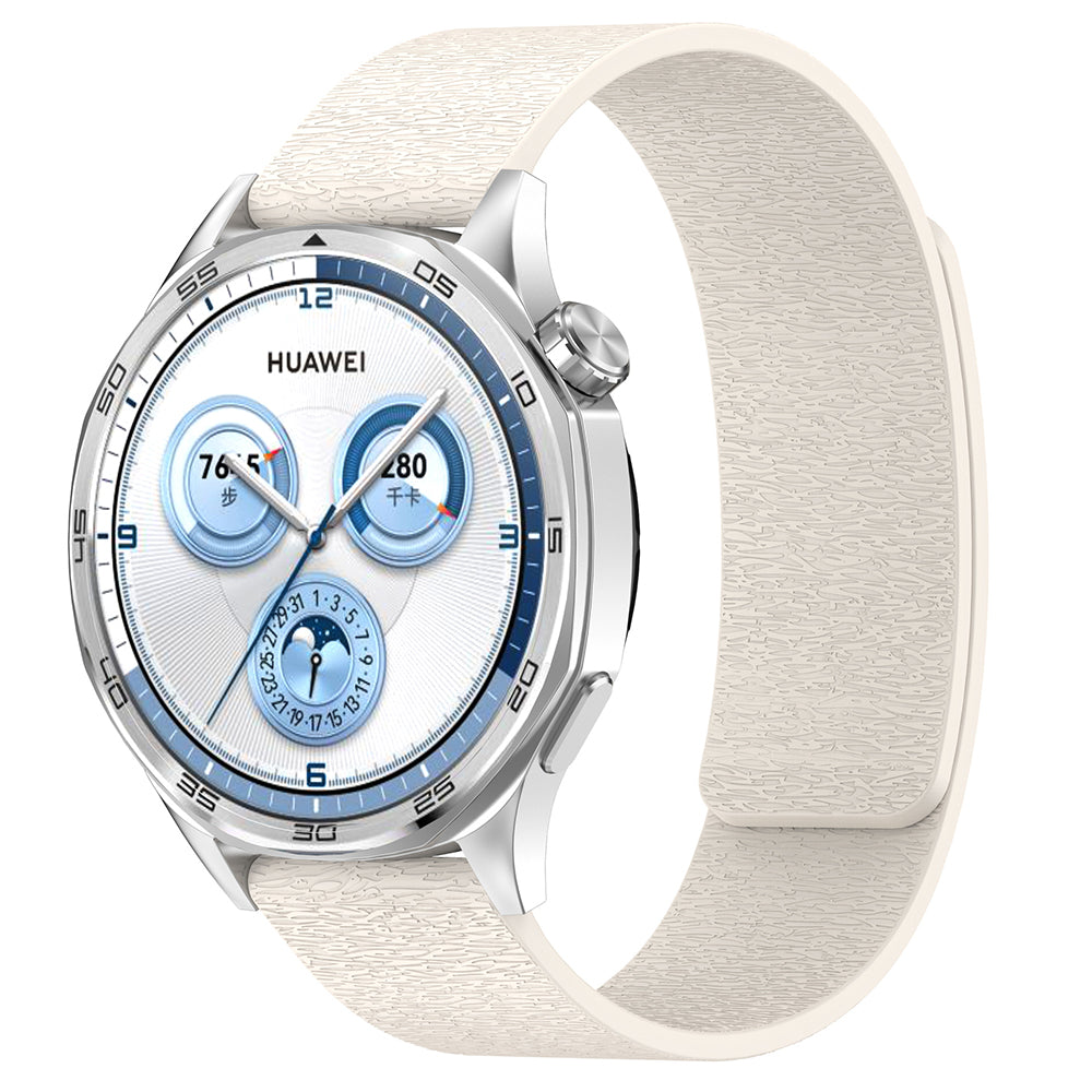 Pulseira Techsuit W074 para Samsung Galaxy Watch / Huawei Watch Series, 22mm, Bege