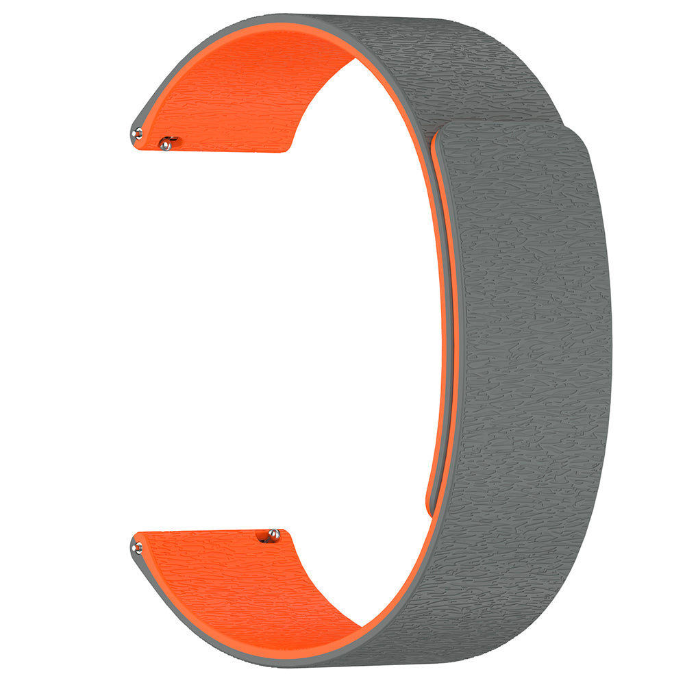 Pulseira Techsuit W074 para Samsung Galaxy Watch Series, 20mm, Cinza Laranja