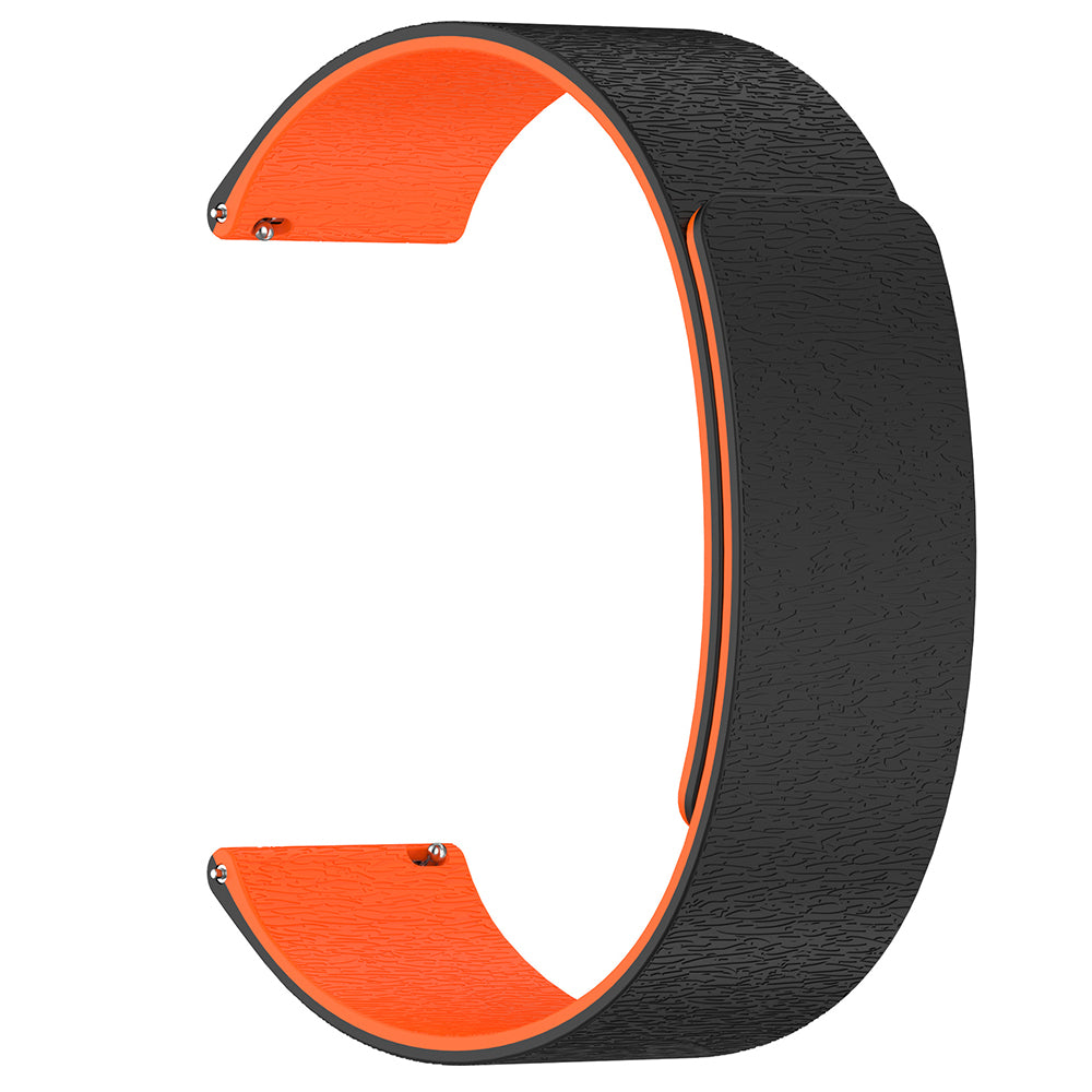 Pulseira Techsuit W074 para Samsung Galaxy Watch Series, 20mm, Preta Laranja