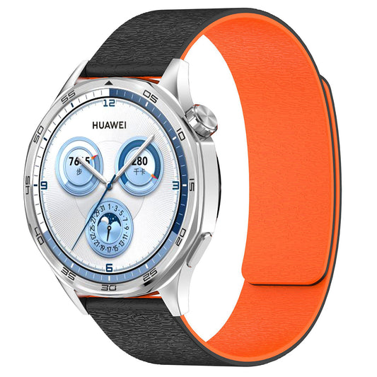 Pulseira Techsuit W074 para Samsung Galaxy Watch Series, 20mm, Preta Laranja