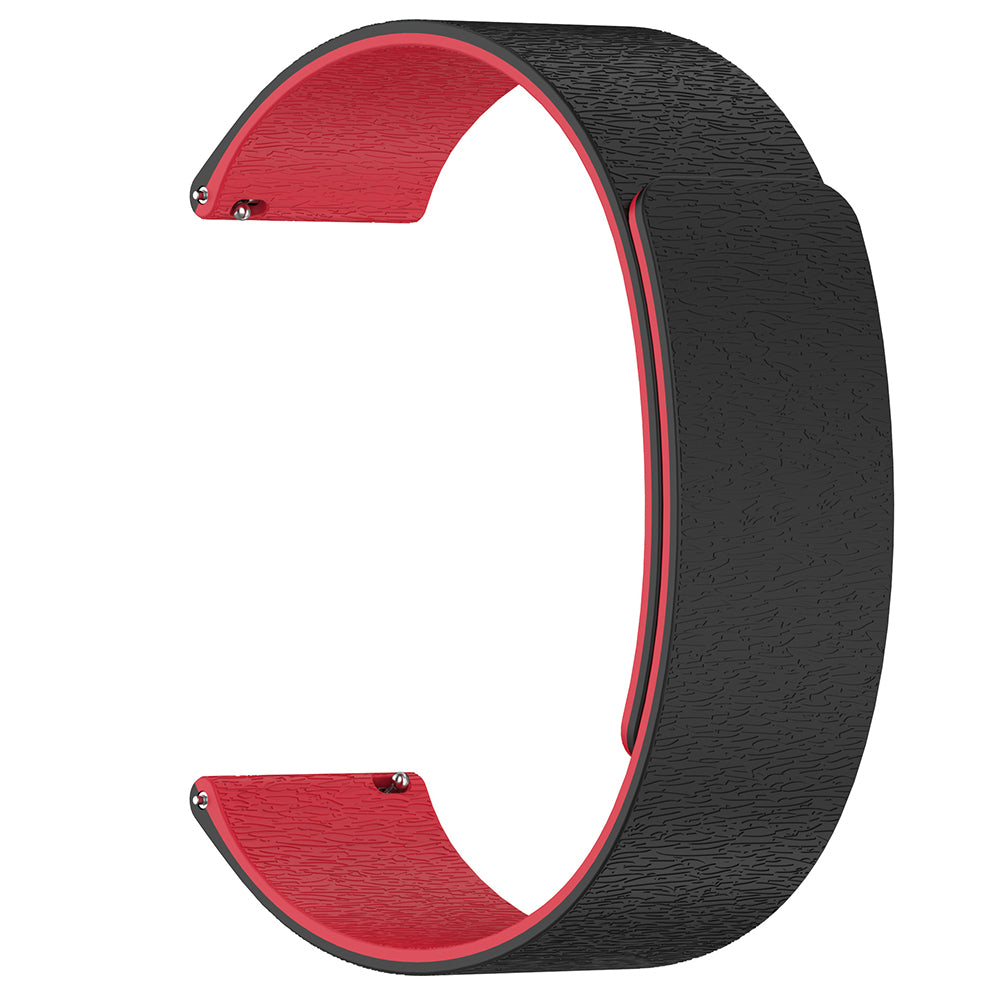 Pulseira Techsuit W074 para Samsung Galaxy Watch Series, 20mm, Preta Vermelha