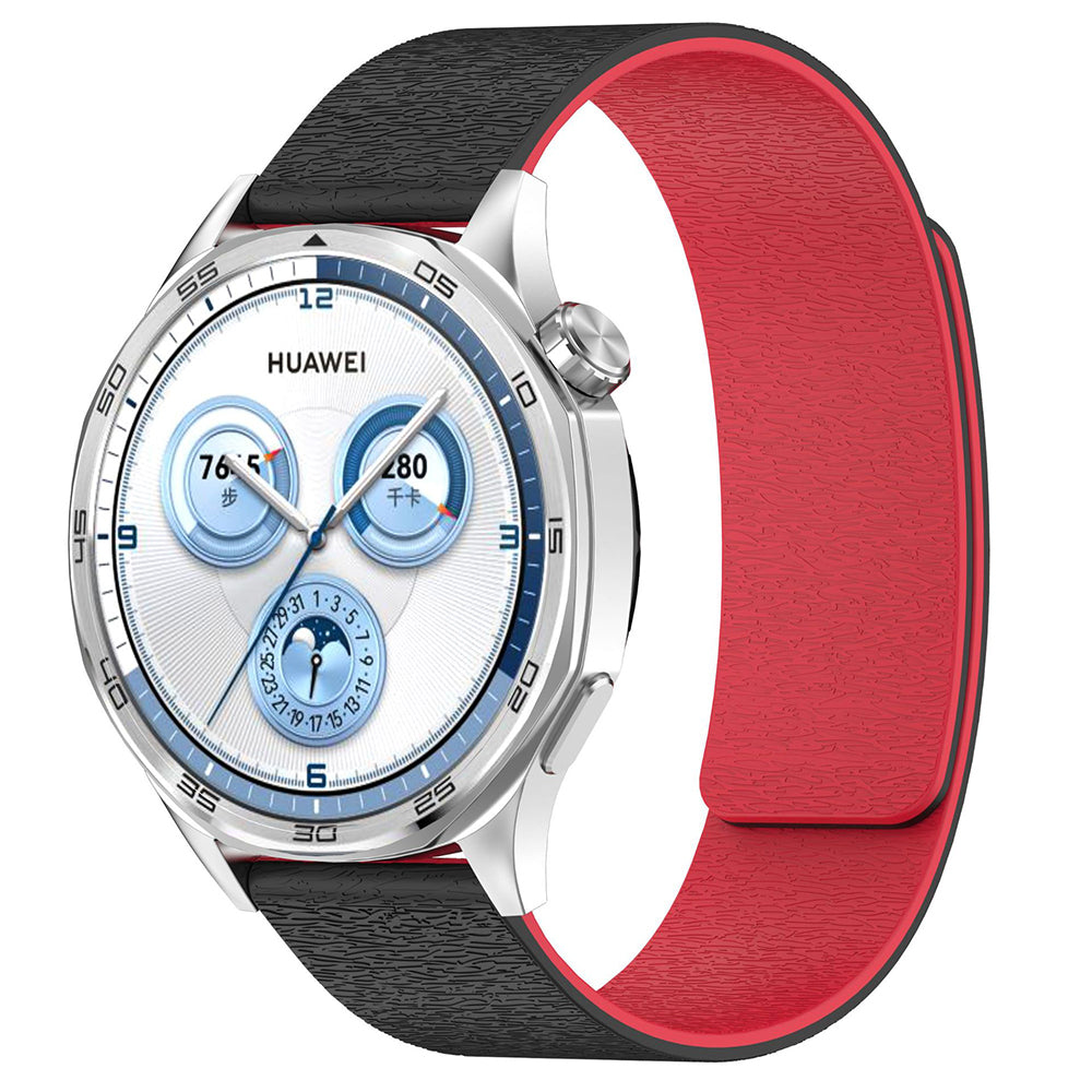 Pulseira Techsuit W074 para Samsung Galaxy Watch Series, 20mm, Preta Vermelha