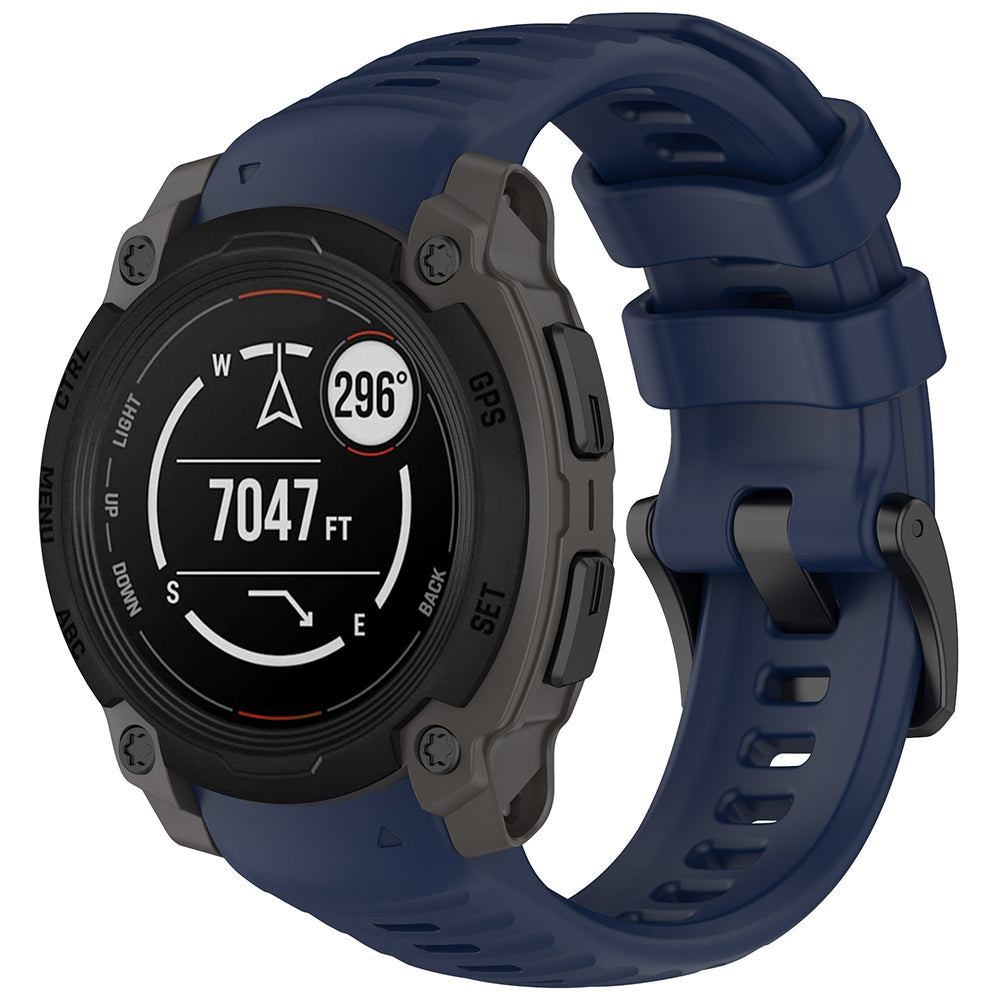 Correia Techsuit W076 para Garmin Instinct E 45mm, Azul Escuro