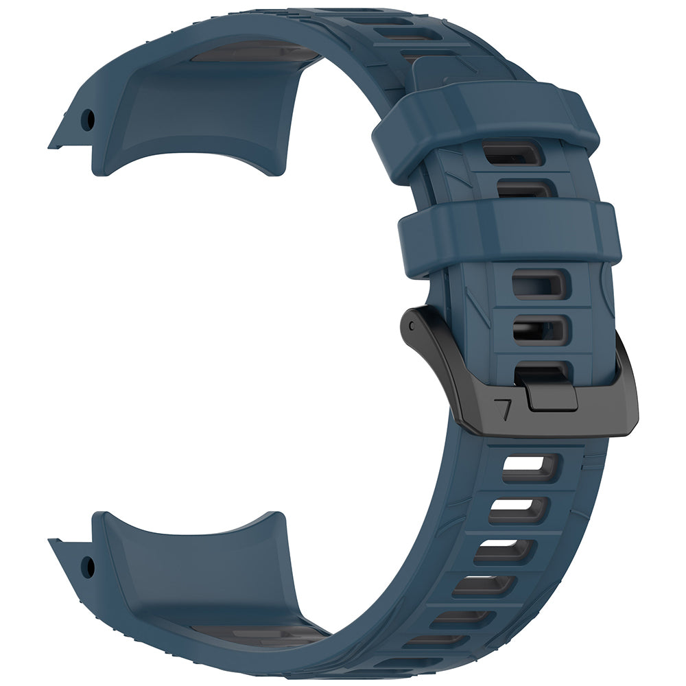 Curea Techsuit W077 para Garmin Instinct 3 50mm Solar / Instinct 3 50mm, Azul-marinho