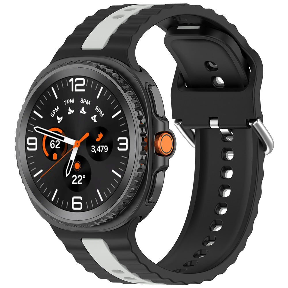 Correia Techsuit W078 para Samsung Galaxy Watch 8 Classic / Watch8 44mm / Watch 8 40mm, Preta