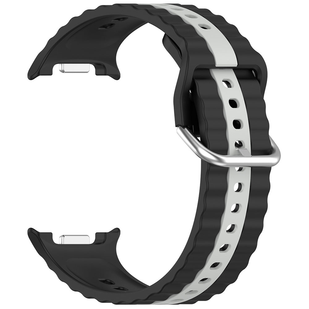 Correia Techsuit W078 para Samsung Galaxy Watch 8 Classic / Watch8 44mm / Watch 8 40mm, Preta