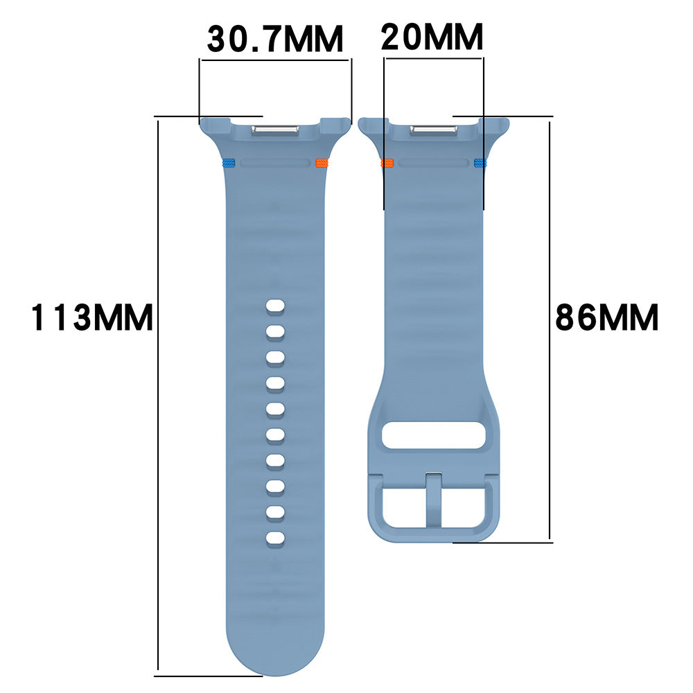 Pulseira Techsuit W079 para Samsung Galaxy Watch9 / Watch8 / Série Watch8 Classic, Bege