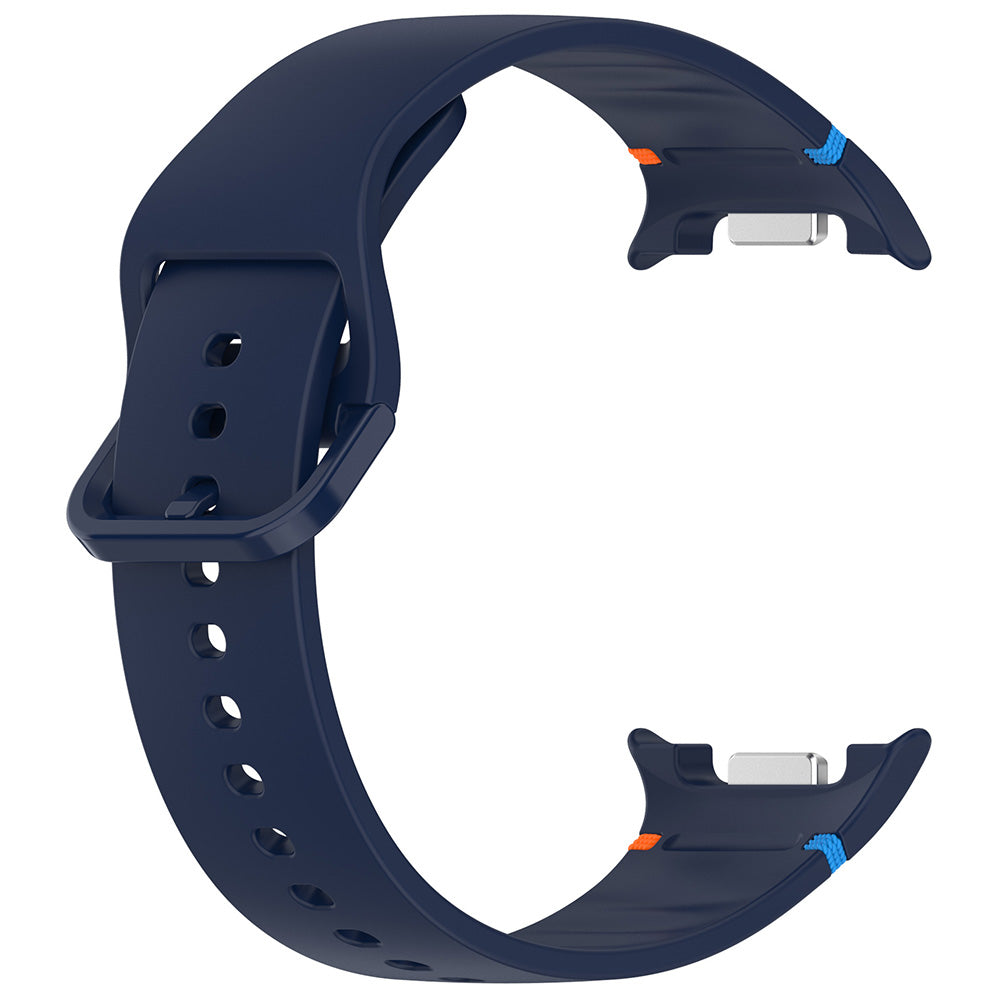 Correia Techsuit W079 para Samsung Galaxy Watch 8 Classic / Watch8 44mm / Watch 8 40mm, Azul-marinho