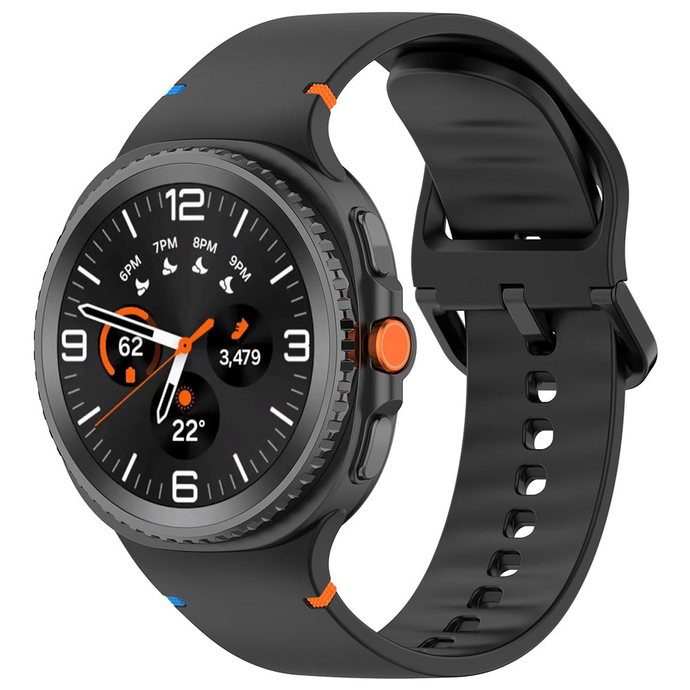 Curea Techsuit W079 para Samsung Galaxy Watch8 / Watch8 Classic Series, Preta