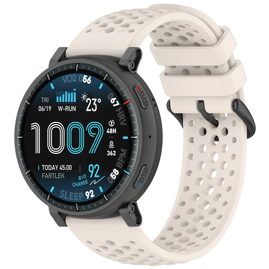 Curea Techsuit W083 para Amazfit Watch / Samsung Watch Series, 22mm, Branca.