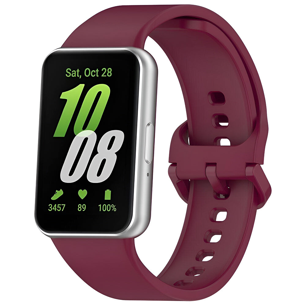 Correia Techsuit W086 para Samsung Galaxy Fit3 R39M, Vinho