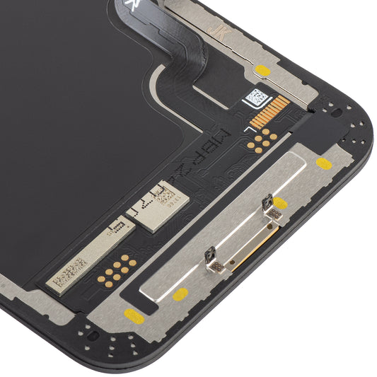 Ecrã tátil JK para Apple iPhone 12 mini, com moldura, versão LCD In-Cell, preto