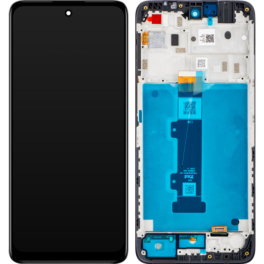 Motorola Moto E32s / E22s Ecrã tátil com moldura, preto, Service Pack 5D68C20795