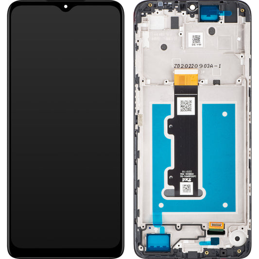 Ecrã tátil Motorola Moto E22i / E22, com moldura, preto, Service Pack 5D68C21594