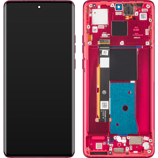 Ecrã tátil Motorola Edge 40, com moldura, vermelho (Viva Magenta), Service Pack 5D68C22712