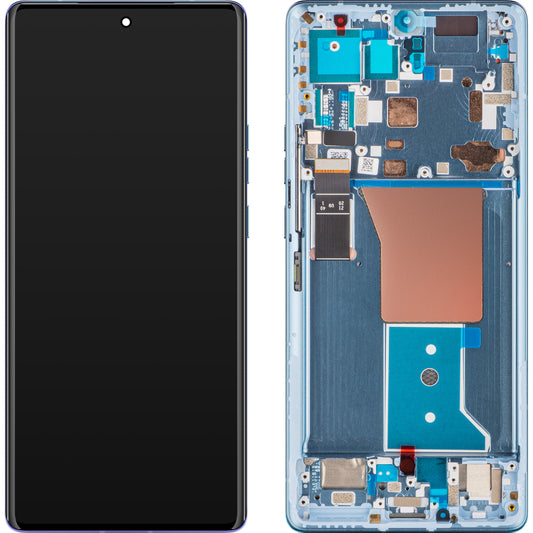 Ecrã tátil Motorola Edge 40 Pro, com moldura, azul lunar, Service Pack 5D68C22011
