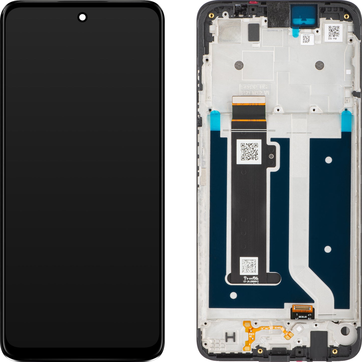 Motorola Moto G34 Ecrã tátil com ecrã tátil, com moldura, preto, Service Pack 5D68C23723