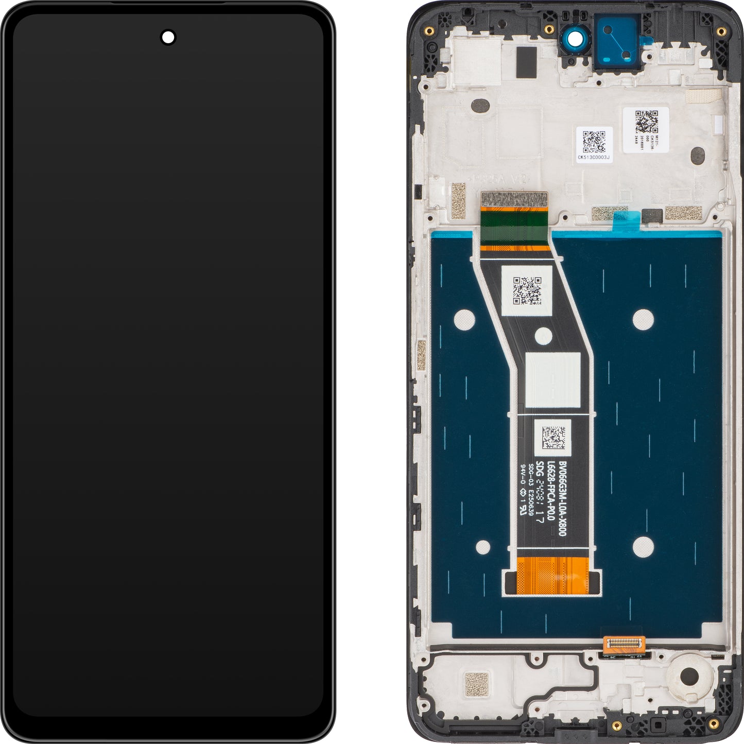 Motorola Moto G24 Ecrã tátil com ecrã tátil, com moldura, preto, Service Pack 5D68C23810