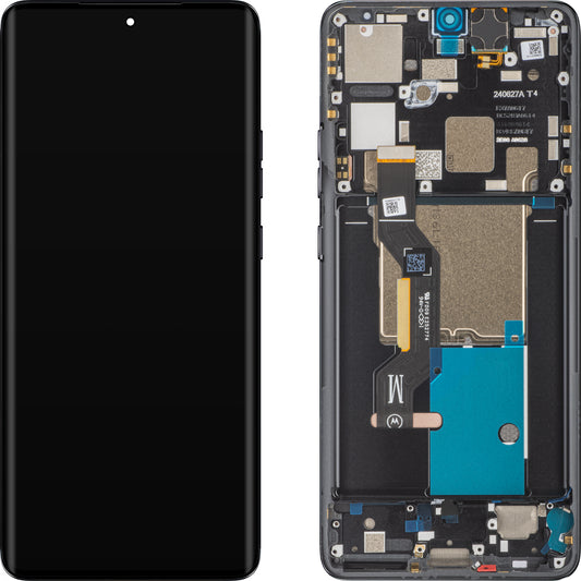 Ecrã tátil Motorola Edge 50 Pro, com moldura, preto (Black Beauty), Service Pack 5D68C24092