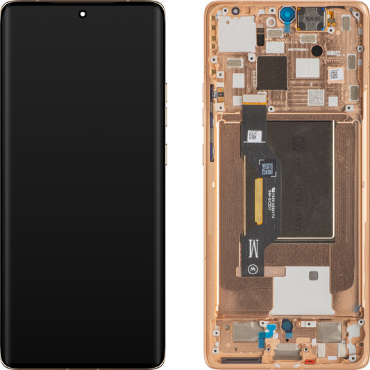 Ecrã tátil Motorola Edge 50, com moldura, cor-de-rosa (Peach Fuzz), Service Pack 5D68C25137