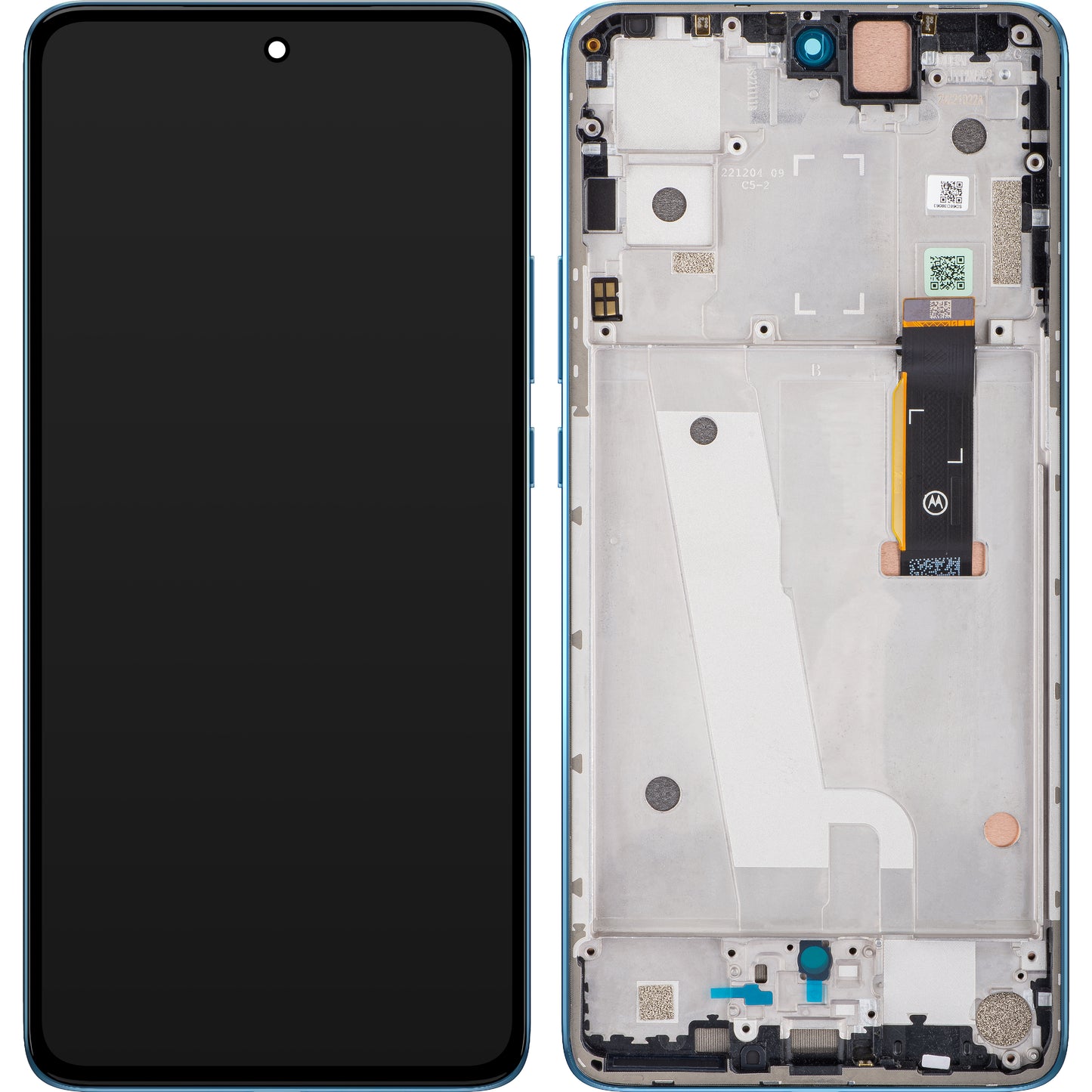 Ecrã tátil Motorola Edge 30, com moldura, verde (verde Aurora), Service Pack 5D68C20585