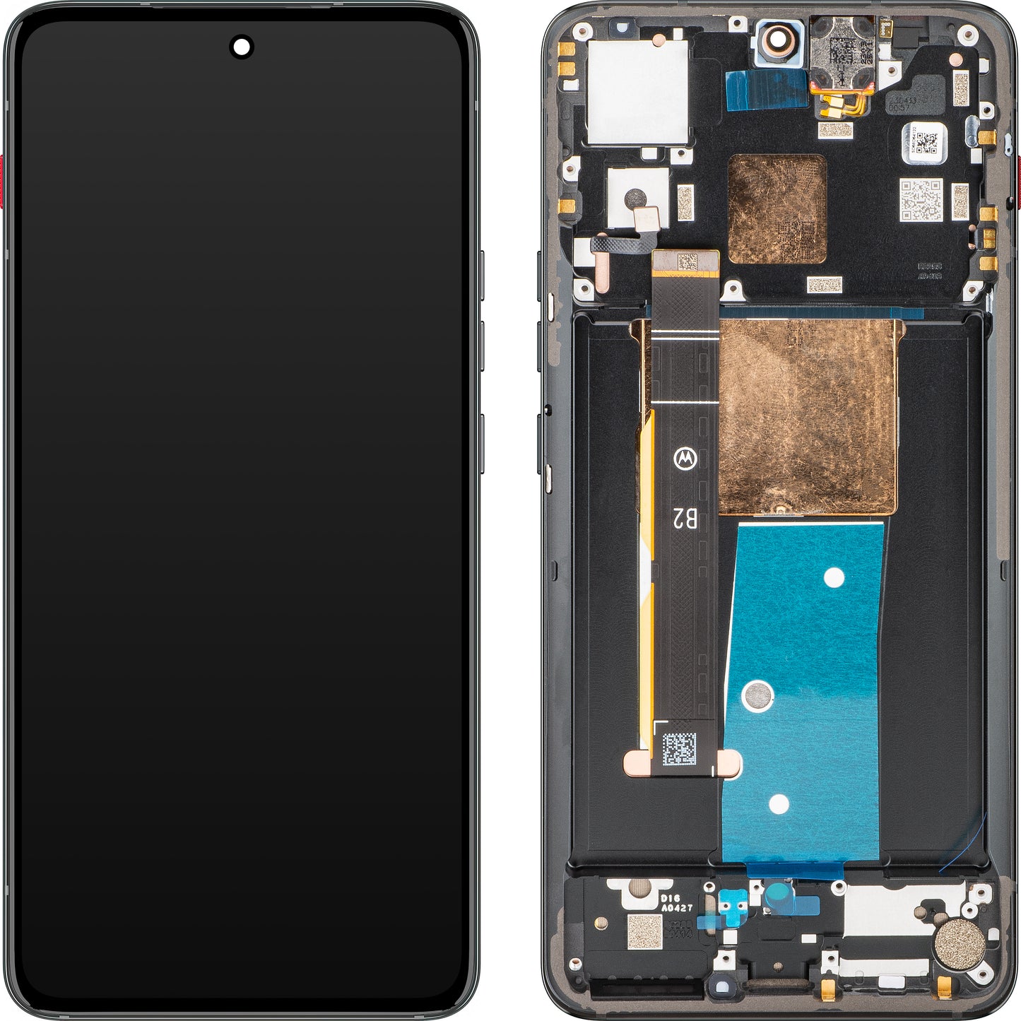 Motorola ThinkPhone Ecrã tátil com moldura, preto carbono, Service Pack 5D68C22243