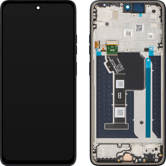 Display com Touchscreen Motorola Moto G56, com Moldura, Azul Marinho (Black Oyster), Service Pack 5D68C30208