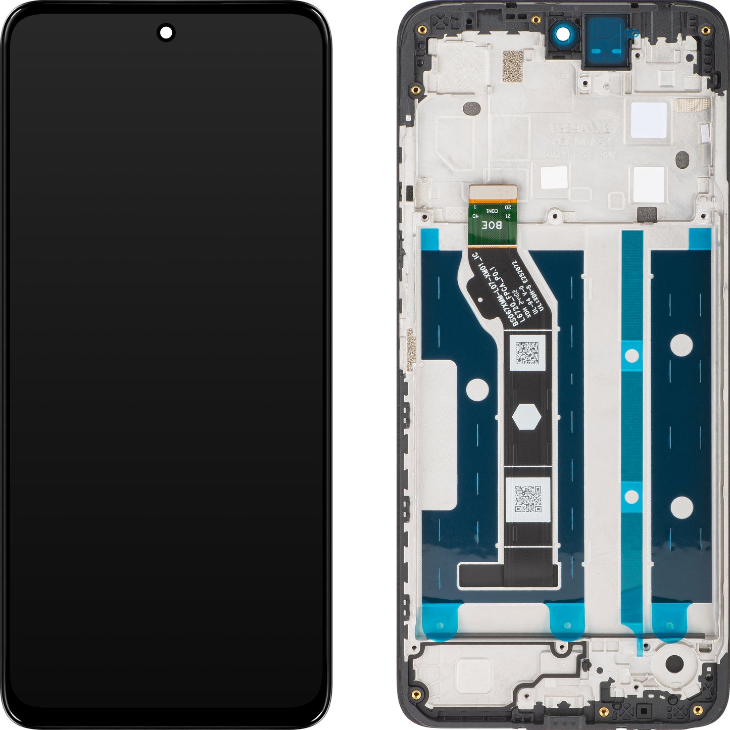 Ecrã com Touchscreen Motorola Moto G15 / G15 Power, com Moldura, Preto, Swap 5D68C29273