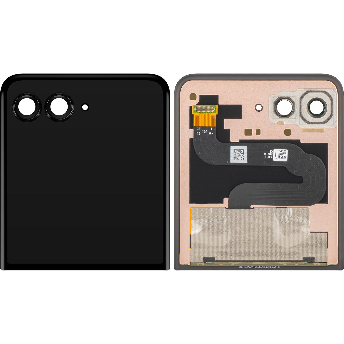 Display com Touchscreen Motorola Razr Ultra 2026 / Razr 70 Ultra, Sub Outer, Service Pack 5D68C32290