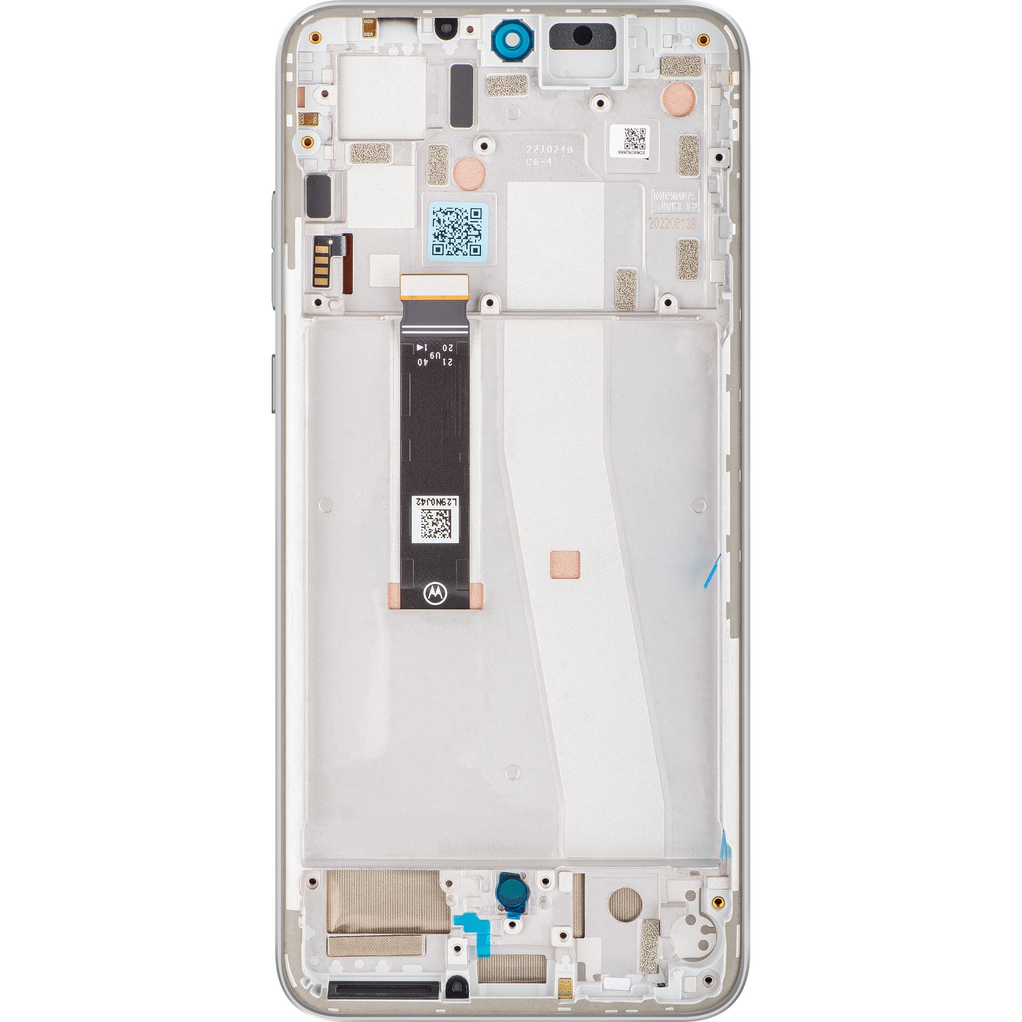 Motorola Edge 30 Neo Ecrã tátil, com moldura, prateado (Ice Palace), Service Pack 5D68C21404