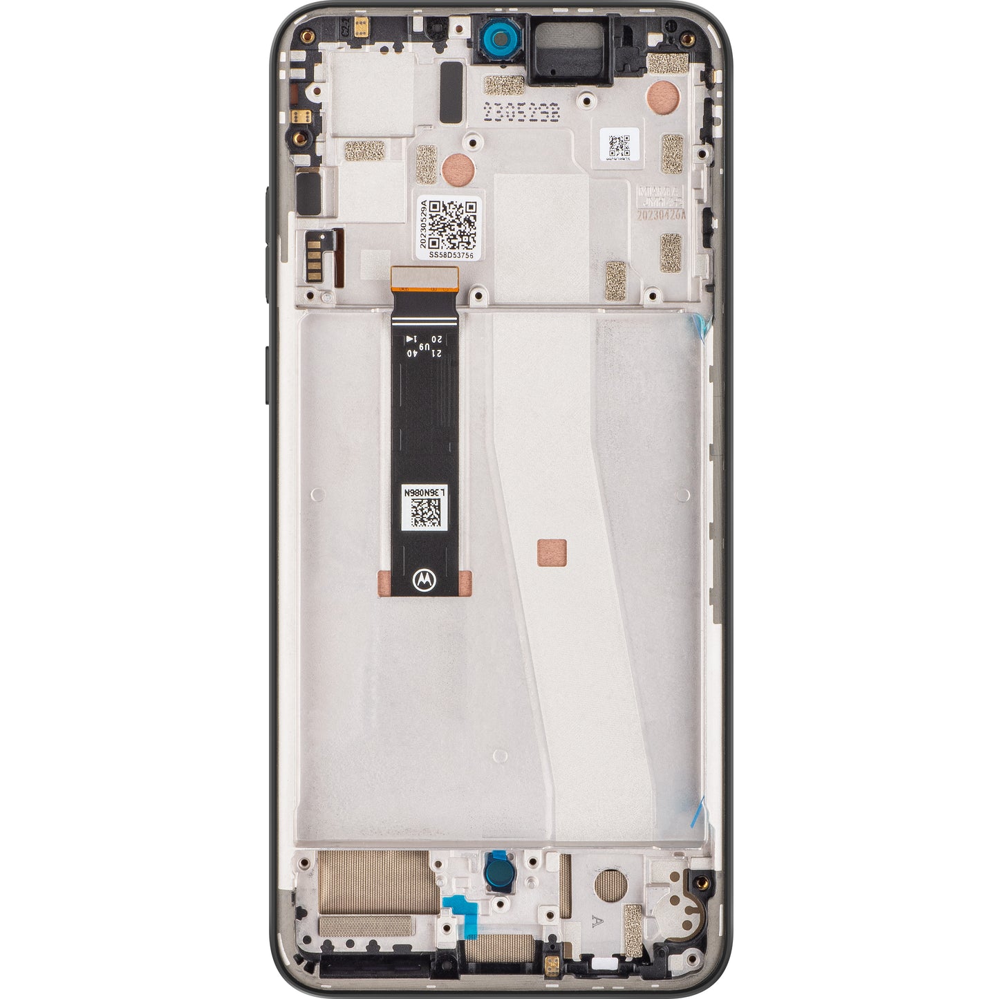 Ecrã tátil Motorola Edge 30 Neo, com moldura, preto (Black Onyx), Service Pack 5D68C21403
